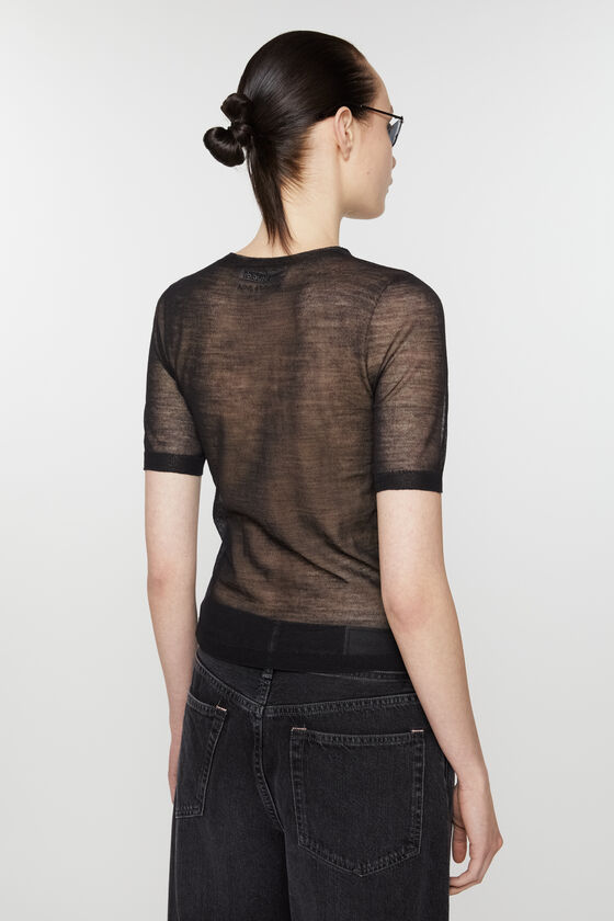 (image for) Generous Sheer knit t-shirt